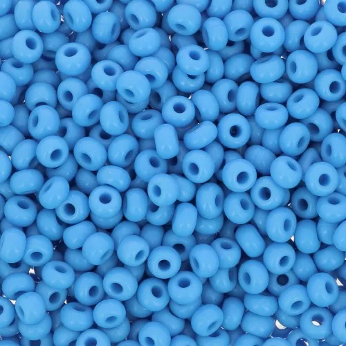 Preciosa Seed beads 9/0 2.5 mm - Opaque Blue x20g