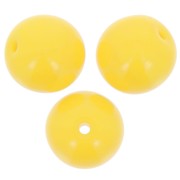 8mm Czech glass round beads - Opaque Yellow x20|raw }}