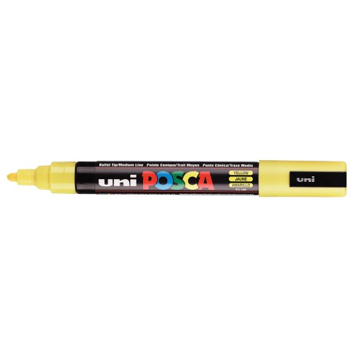 Posca marker medium bullet 2.5 mm tip - Yellow x1