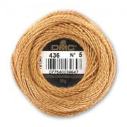 DMC cotton pearl  n°5 Light Brown (436) x45m|raw }}