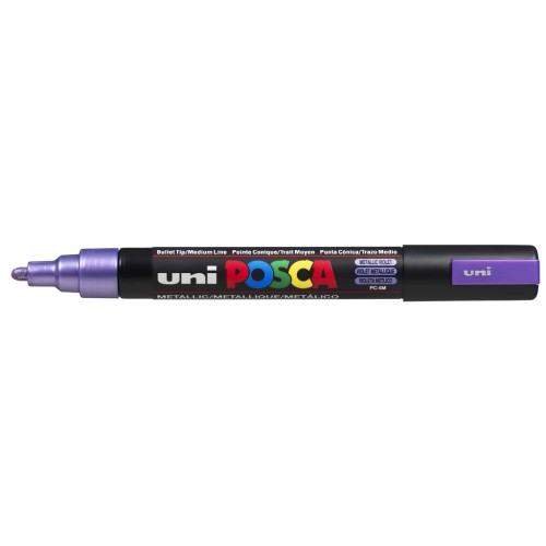 Posca marker 2.5mm medium bullet tip - Metallic purple x1