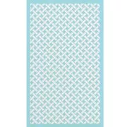 80x140mm Silk Screen for polymer clay - Wicker weave pattern x1