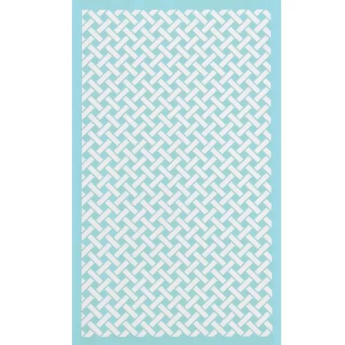 80x140mm Silk Screen for polymer clay - Wicker weave pattern x1