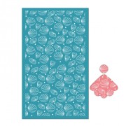80x140mm Silk Screen for polymer clay - Seashell pattern 1 x1