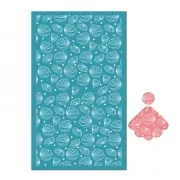 80x140mm Silk Screen for polymer clay - Seashell pattern 1 x1