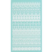 80x140mm Silk Screen for polymer clay - Ethnic pattern 1 x1
