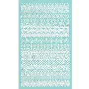 80x140mm Silk Screen for polymer clay - Ethnic pattern 1 x1