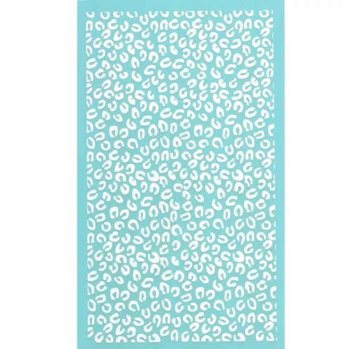 80x140mm Silk Screen for polymer clay - Leopard pattern x1