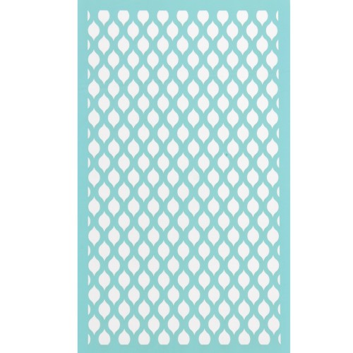 80x140mm Silk Screen for polymer clay - Oriental pattern x1