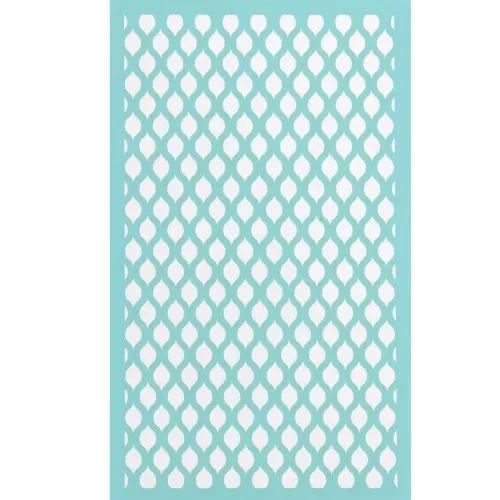 80x140mm Silk Screen for polymer clay - Oriental pattern x1