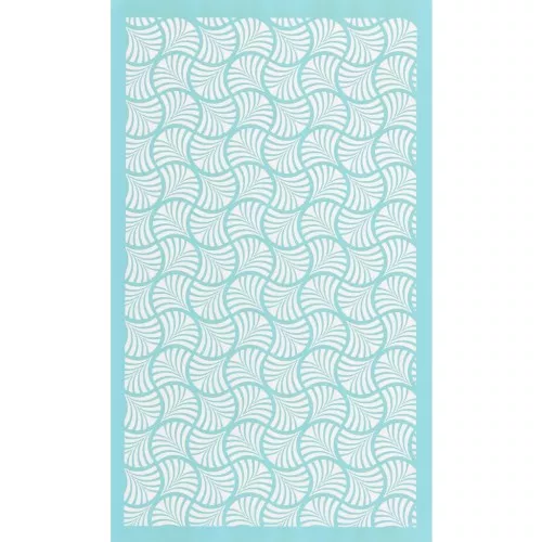 80x140mm Silk Screen for polymer clay - Graphic pattern x1