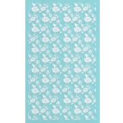 80x140mm Silk Screen for polymer clay - Flower pattern x1|raw }}