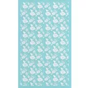 80x140mm Silk Screen for polymer clay - Flower pattern x1