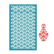 80x140mm Silk Screen for polymer clay - Oriental pattern 1 x1