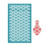 80x140mm Silk Screen for polymer clay - Oriental pattern 1 x1