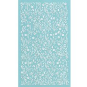 80x140mm Silk Screen for polymer clay - Floral pattern 3 x1