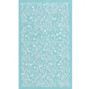 80x140mm Silk Screen for polymer clay - Floral pattern 3 x1