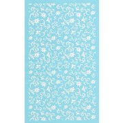 80x140mm Silk Screen for polymer clay - arabesque pattern x1