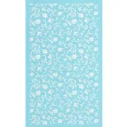 80x140mm Silk Screen for polymer clay - arabesque pattern x1