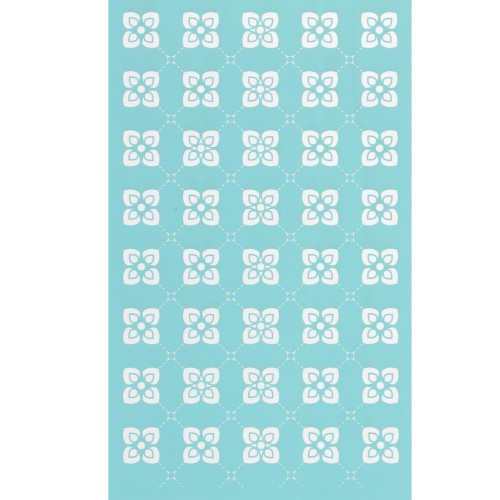 80x140mm Silk Screen for polymer clay - Cement tile pattern x1