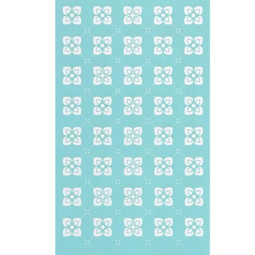 80x140mm Silk Screen for polymer clay - Cement tile pattern x1