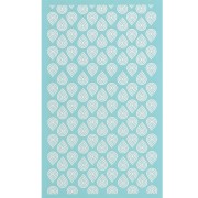 80x140mm Silk Screen for polymer clay - Drop pattern x1|raw }}