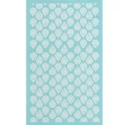 80x140mm Silk Screen for polymer clay - Drop pattern x1