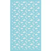 80x140mm Silk Screen for polymer clay - Ginkgo leaf pattern x1