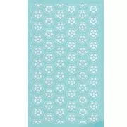 80x140mm Silk Screen for polymer clay - Flower pattern 2 x1