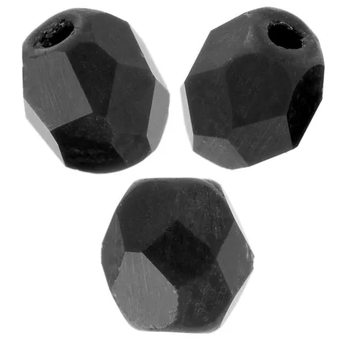 4mm Fire polished beads - Wild Raisin Mat x50