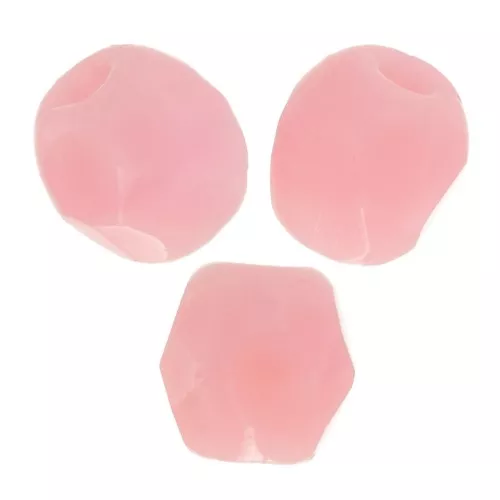 3mm Fire polished beads - Opaque Pink x50