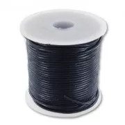 Leather cord 3mm night blue x 25 m