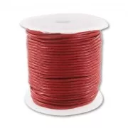 - Leather cord 2mm Red x 25m Leather cord 2mm Red x 25m