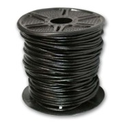 Leather cord 1,5mm Black x 25m