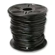 Leather cord 1,5mm Black x 25m