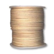 Leather cord 1,5mm Natural x 25m|raw }}