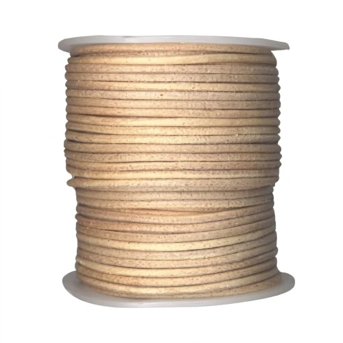 Leather cord 1,5mm Natural x 25m