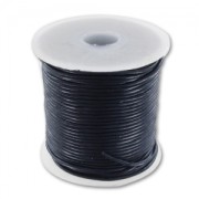 Leather cord 1,5mm night blue x 25m|raw }}