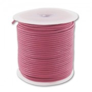 Leather cord 1mm Pink Fuschia x 25m|raw }}