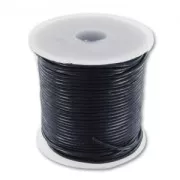 Leather cord 1 mm Navy Blue x 25m