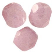 Facets 4 mm Chalk White Lila Luster x50