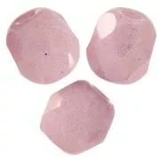 Facets 4 mm Chalk White Lila Luster x50