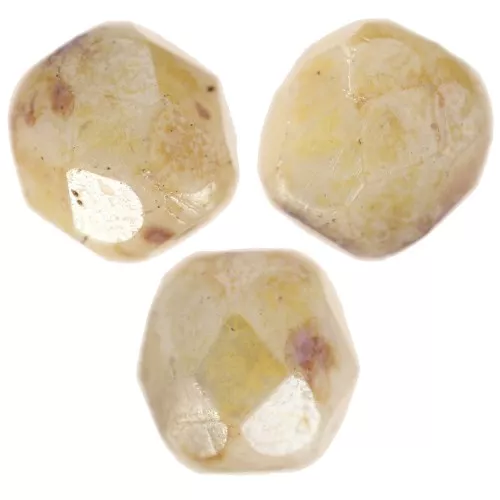 Facets 4 mm Chalk White Ivory x50