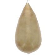 30x16mm Papier mâché pear bead metallic effect - Golden x1|raw }}