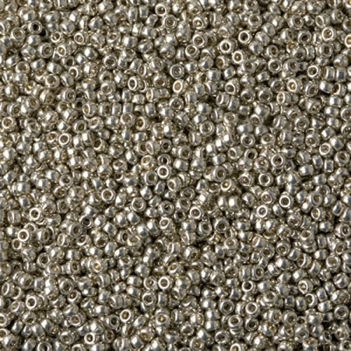 Miyuki Seed beads Duracoat 15/0 4221 - Galvanized Light Pewter x8g