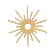 Sun elements 6 mm Stainless steel 316L Gold x4