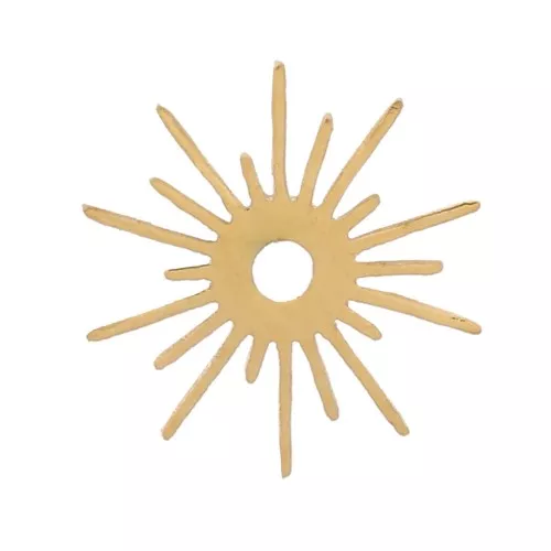 Sun elements 6 mm Stainless steel 316L Gold x4