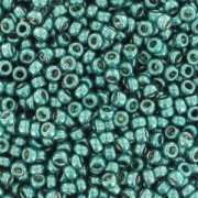 Seed beads Miyuki Duracoat 15/0 4217 - Galvanized Dark Sea Foam x8g