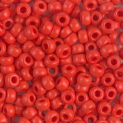 Miyuki Seed beads 8/0 407 - Opaque Vermilion Red x8g|raw }}