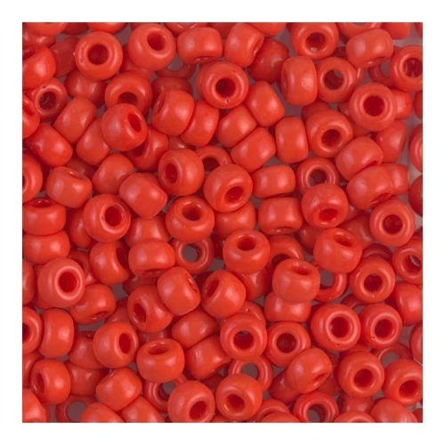 Miyuki Seed beads 8/0 407 - Opaque Vermilion Red x8g